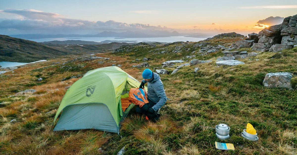 camping in schottland mit dem Dagger zelt von nemo equipment