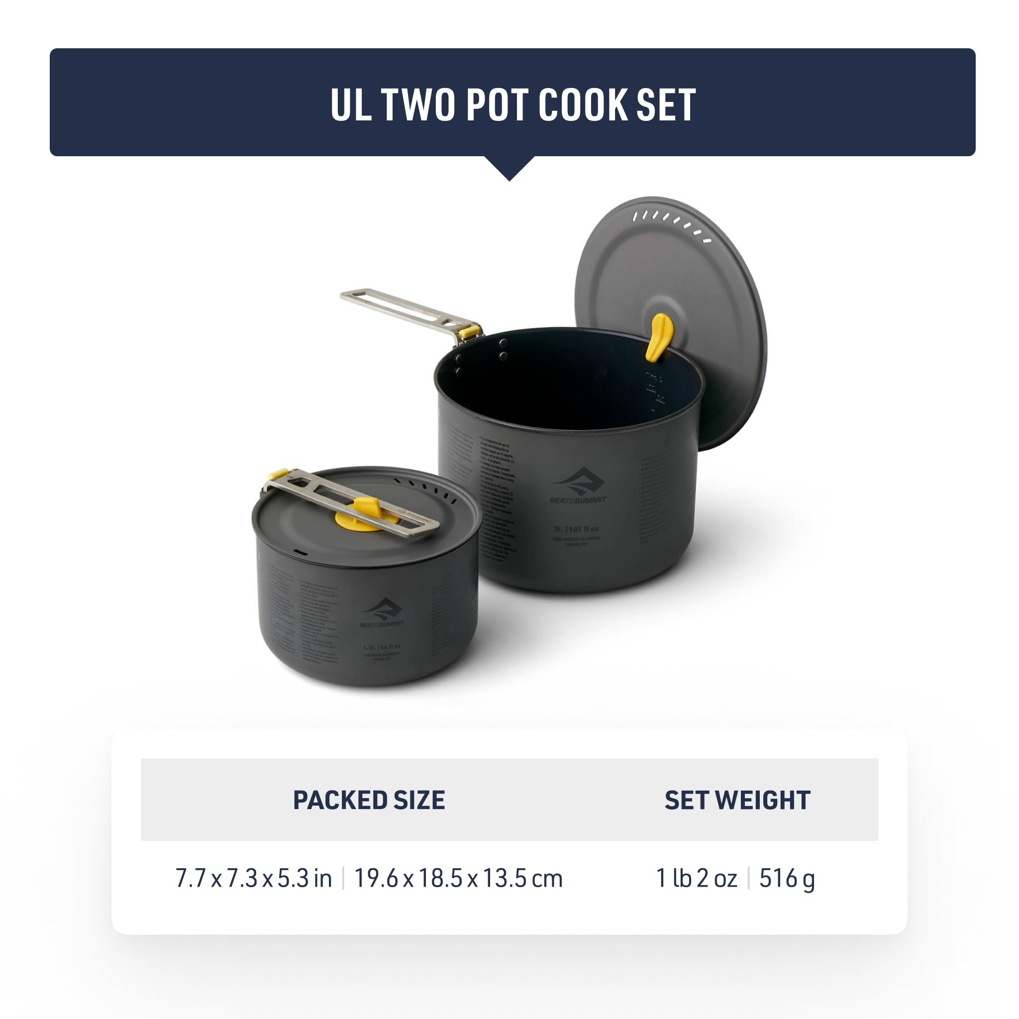 Sea to Summit Frontier UL Two Pot Kochtopfset