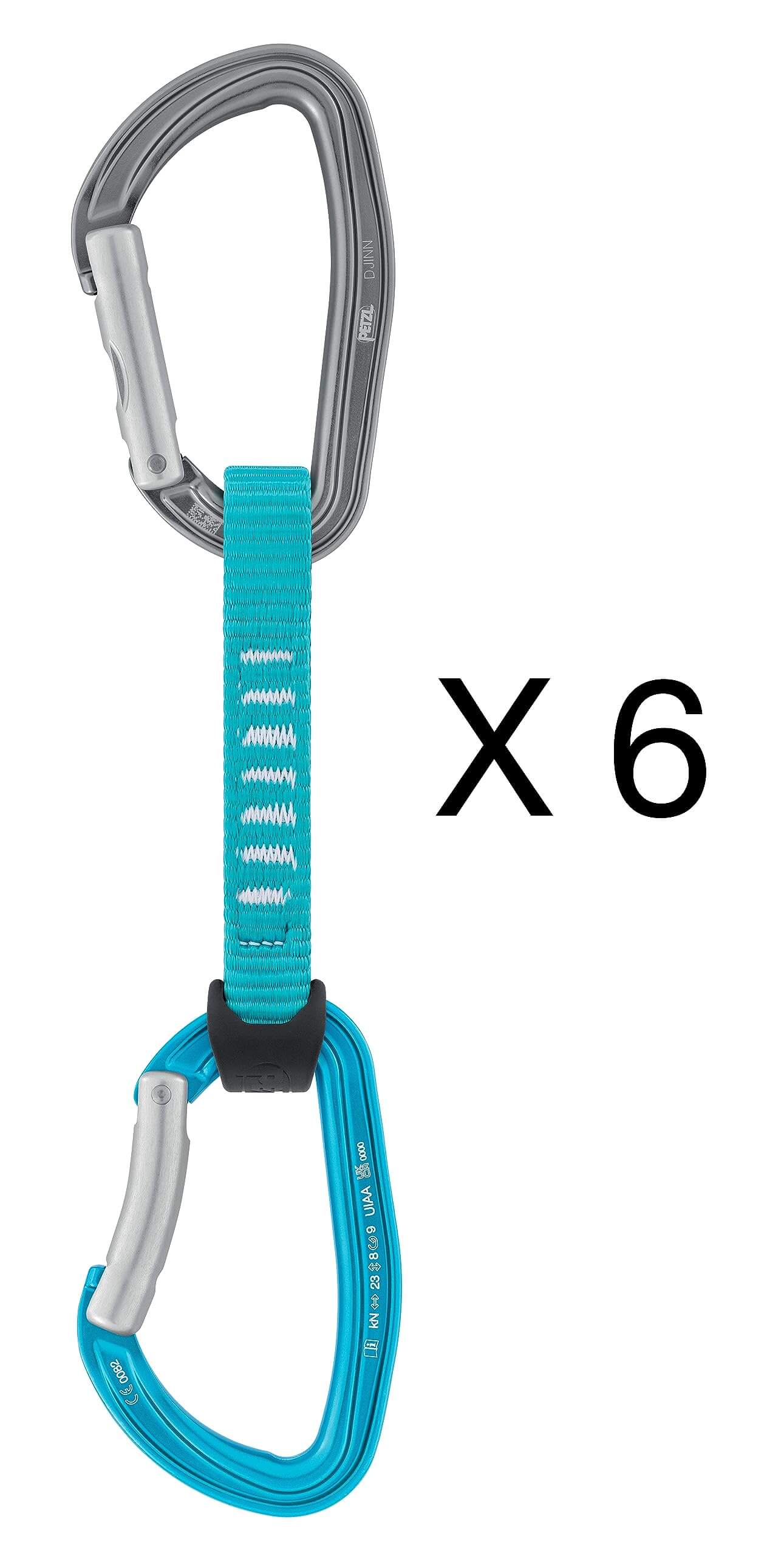 Petzl  DJINN AXESS-Expresssets im 6er-Pack