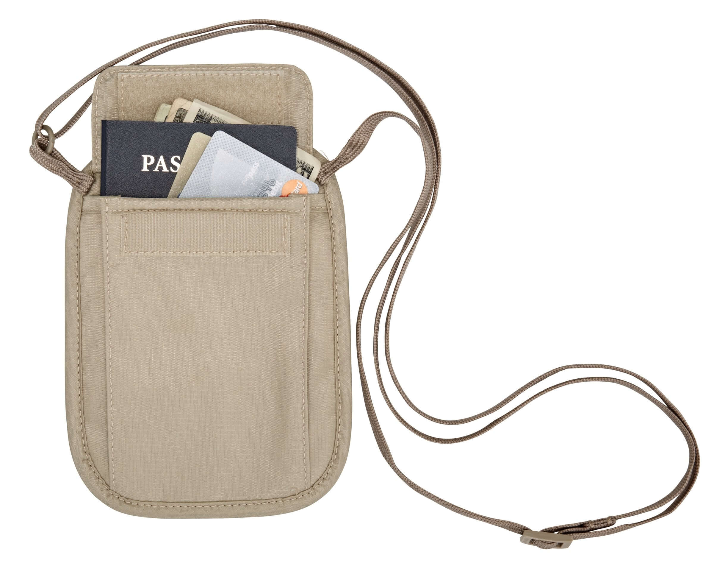 Eagle Creek RFID Blocker Neck Wallet Tan