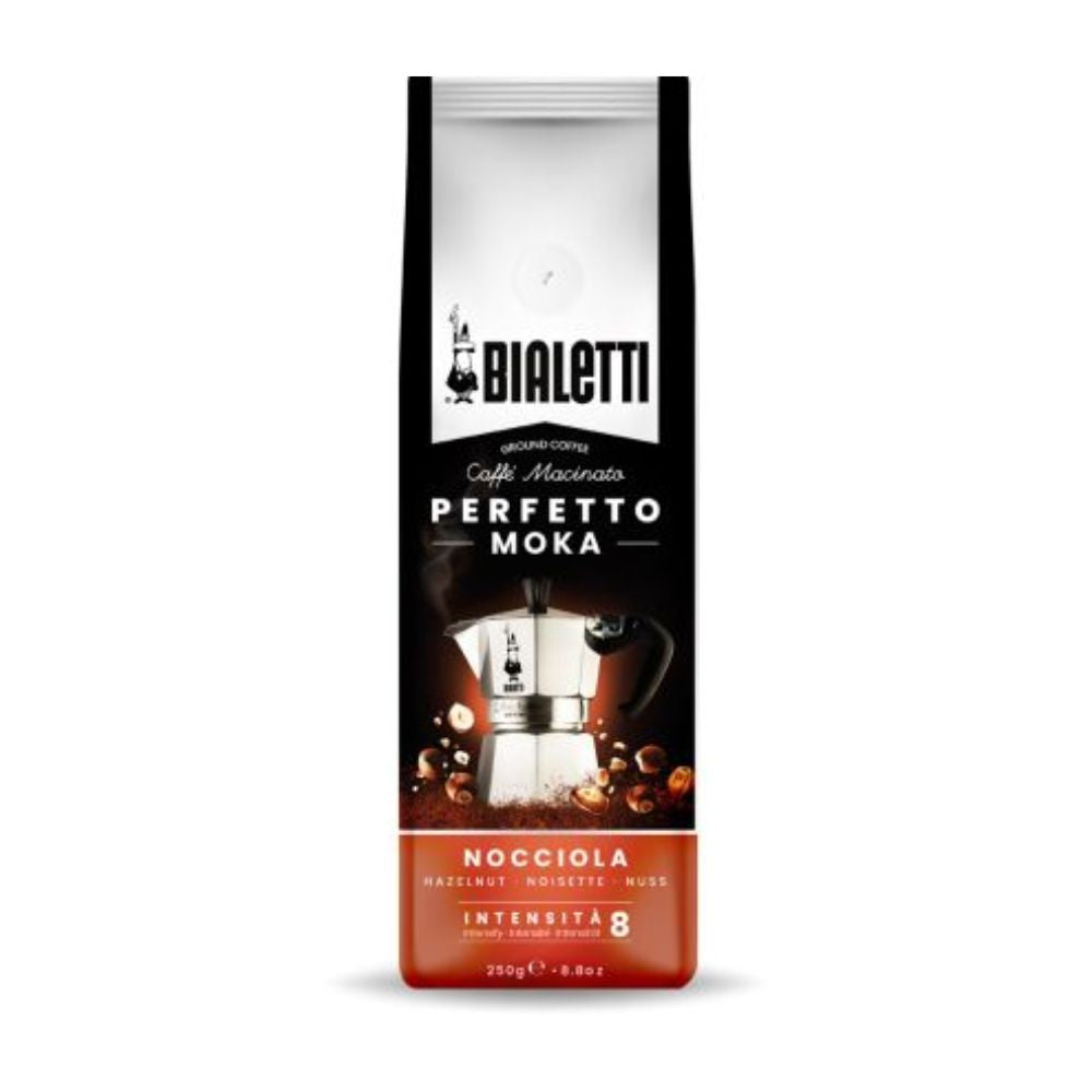 Bialetti Perfetto Moka Nocciola - Gemahlener Kaffee 250g