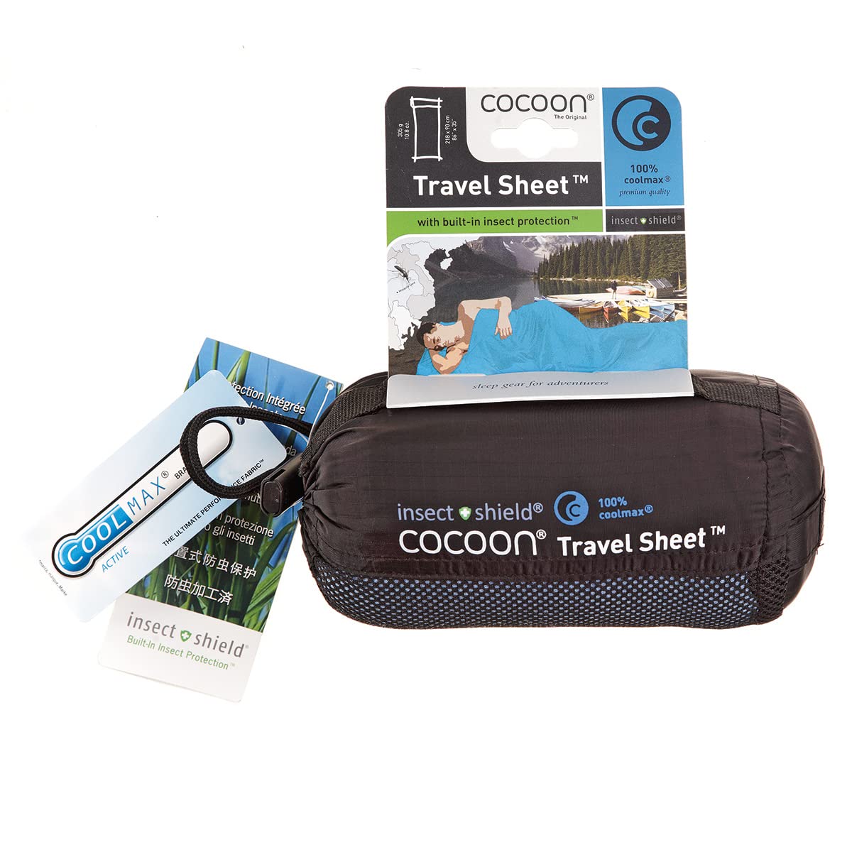 Cocoon TravelSheet Coolmax Insect Shield Innenschlafsack