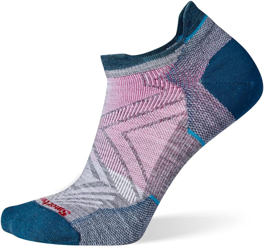 Smartwool Women's Run Zero Cushion Low Ankle Socks, MEDIUM Gray, M