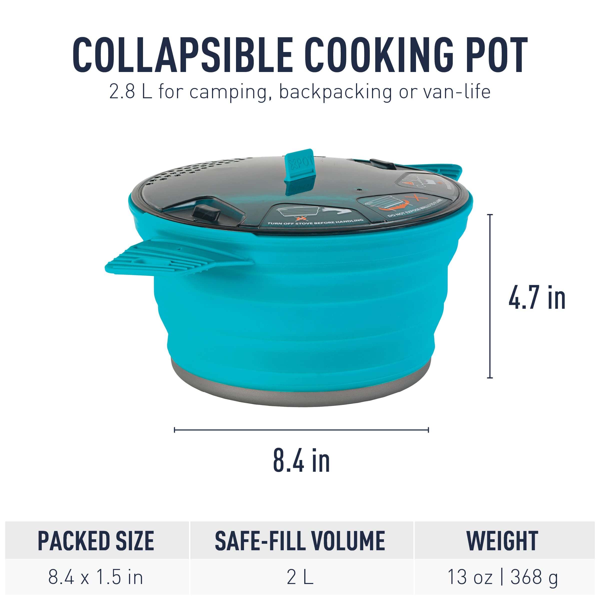 Sea to Summit X-Pot 2,8Liter Camping Topf