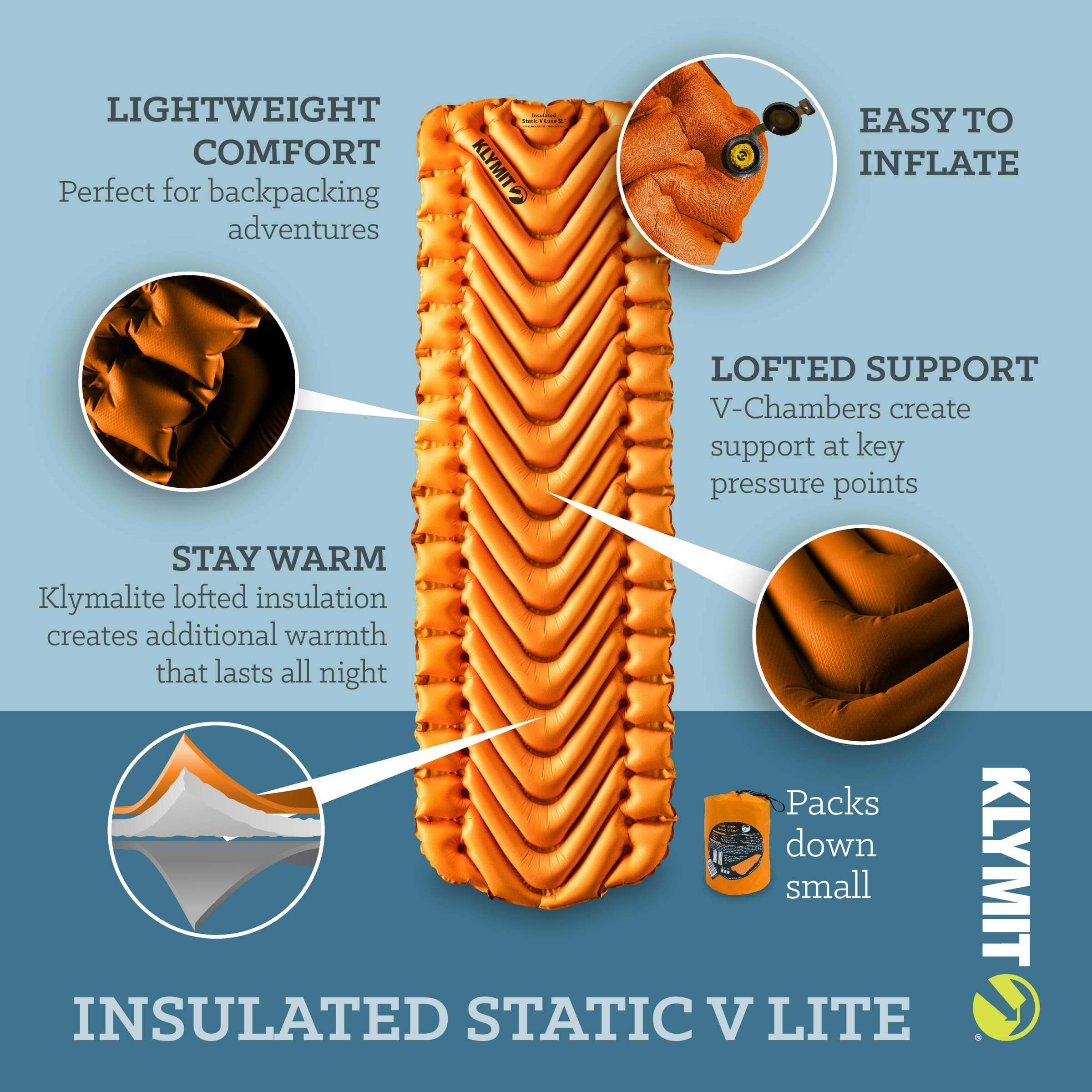Klymit Insulated Static V Lite Isomatte