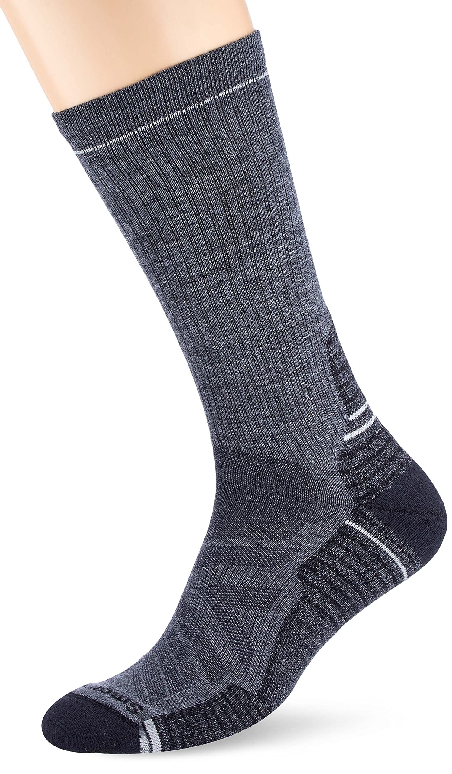 Smartwool Men's Hike Light Cushion Crew Hiking Socks, medium Gray, XL